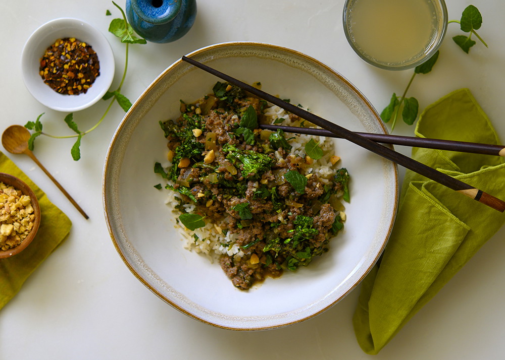 Bison & Broccoli Stir Fry