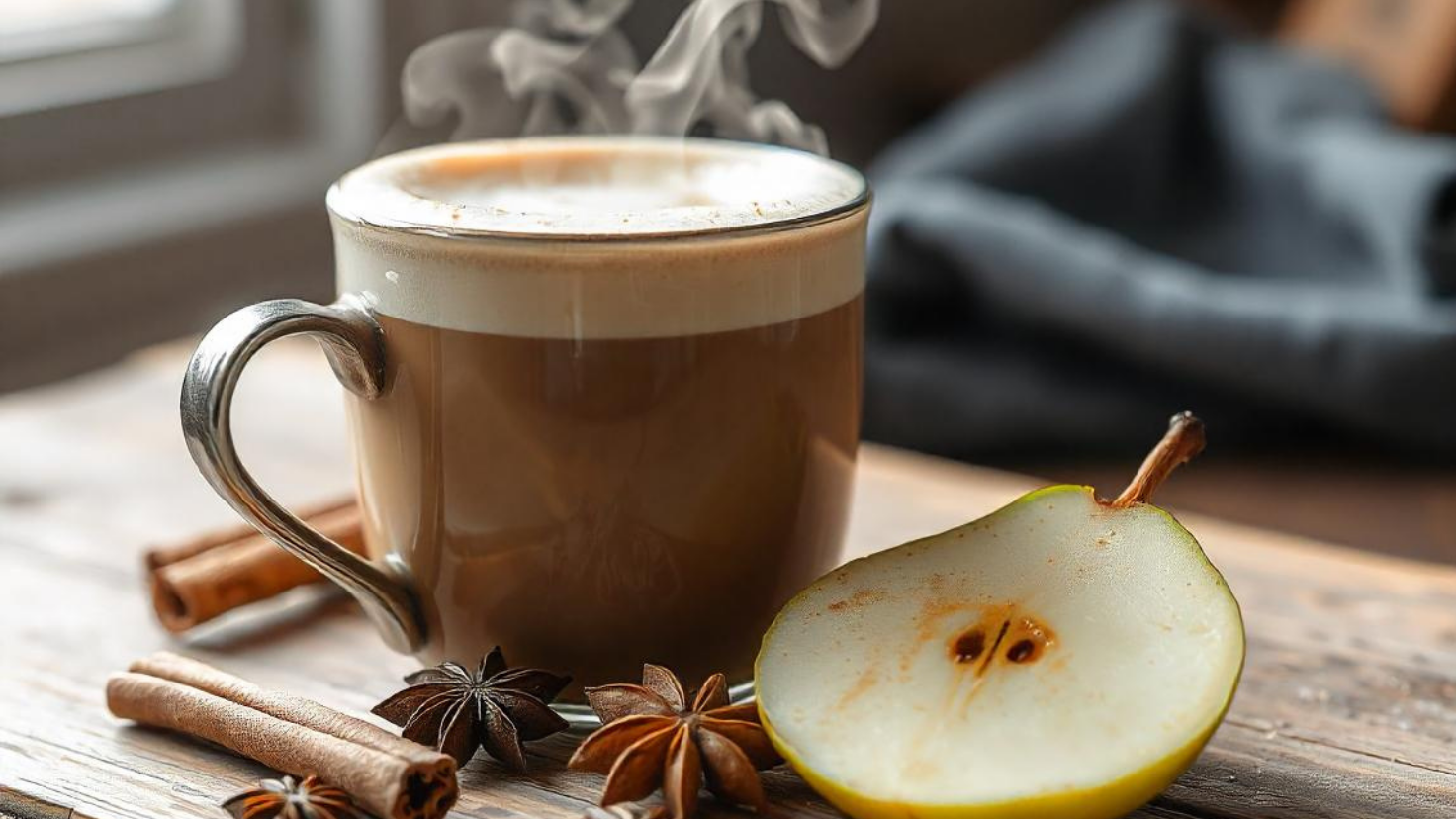 Image of Wabi Coffee Recipes: Spiced Pear Latte