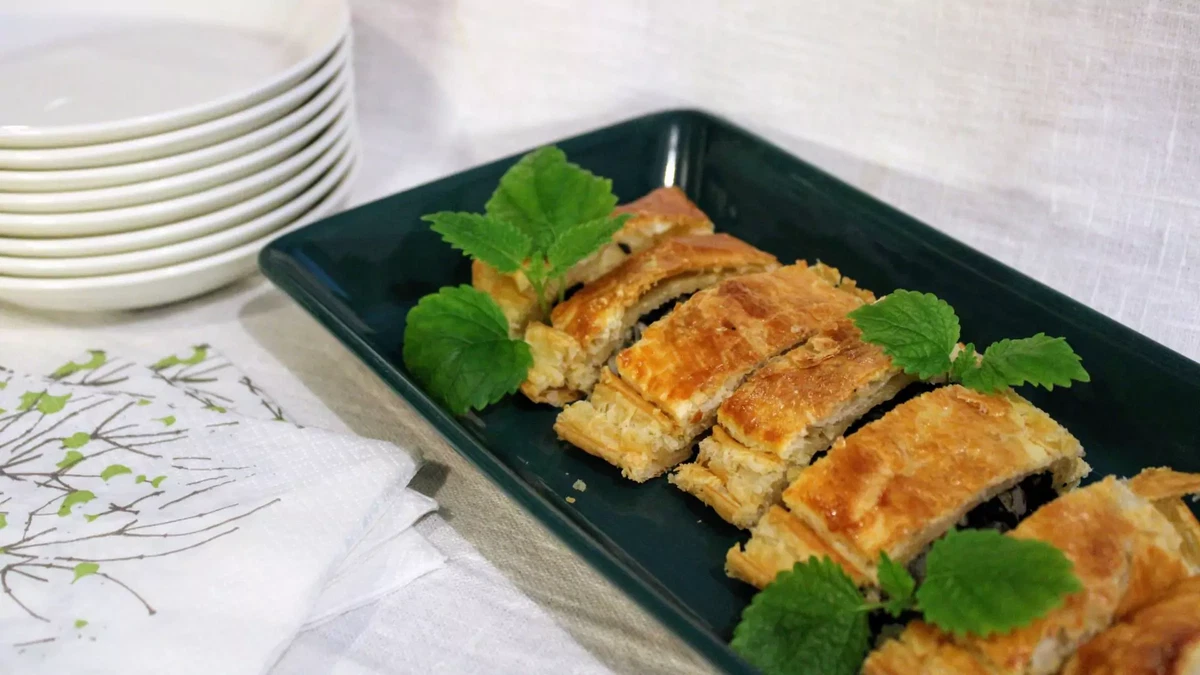 Mushroom puff pastry