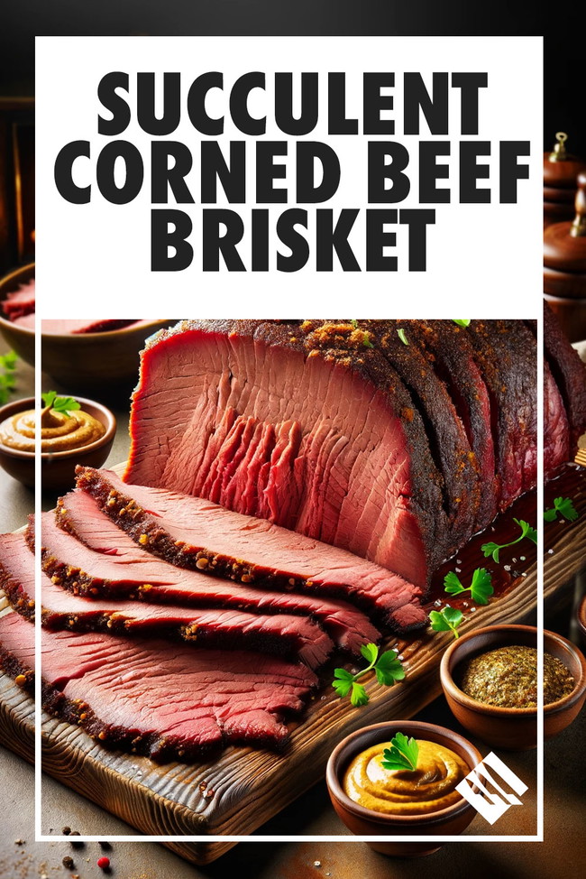 Image of Succulent Corned Beef Brisket with Aromatic Spices