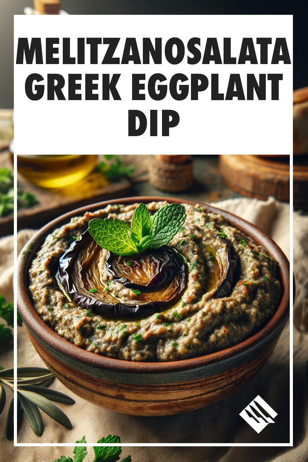 Melitzanosalata - Greek Eggplant Dip!