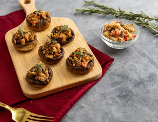 Image of Chestnut Stuffed Mushrooms