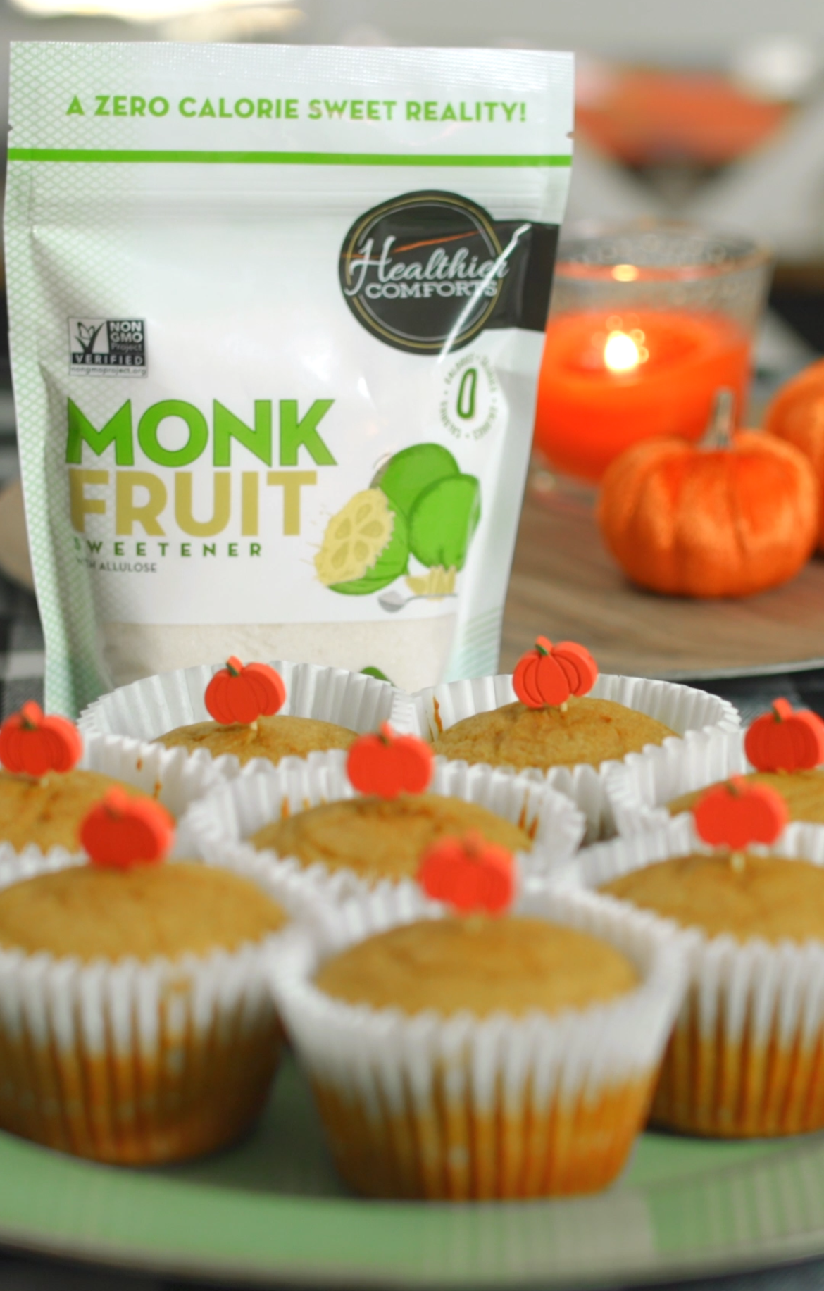 Pumpkin Spice Muffins (No Added Sugar)