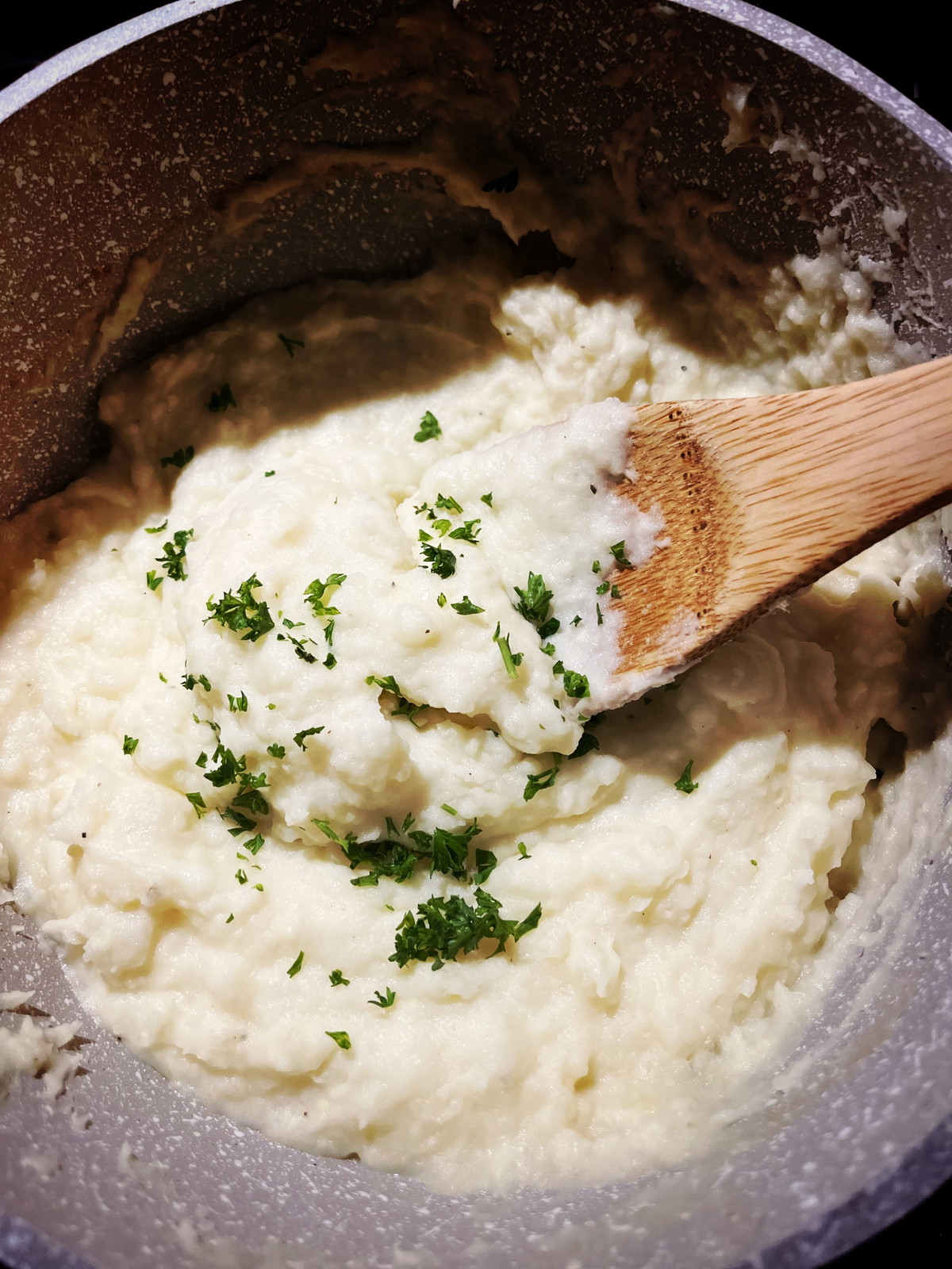 Garlic Parmesan Mashed Potatoes