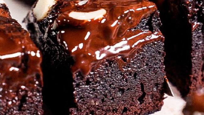 Classic Double Chocolate Brownies by Turbo E Outdoor Electric Grill