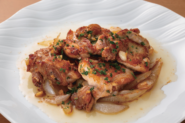 Image of English: Garlic and Onion Grilled Chicken