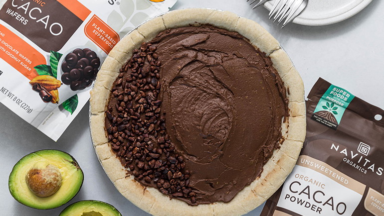 Image of Cacao Avocado Pie Recipe