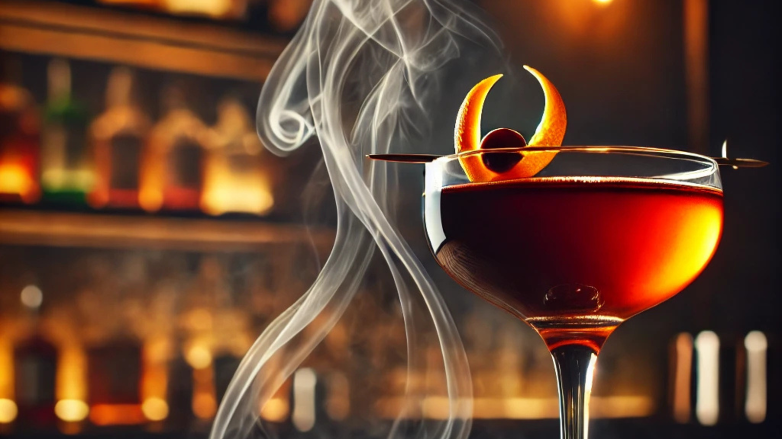 Image of Smoked Manhattan Cocktail Recipe