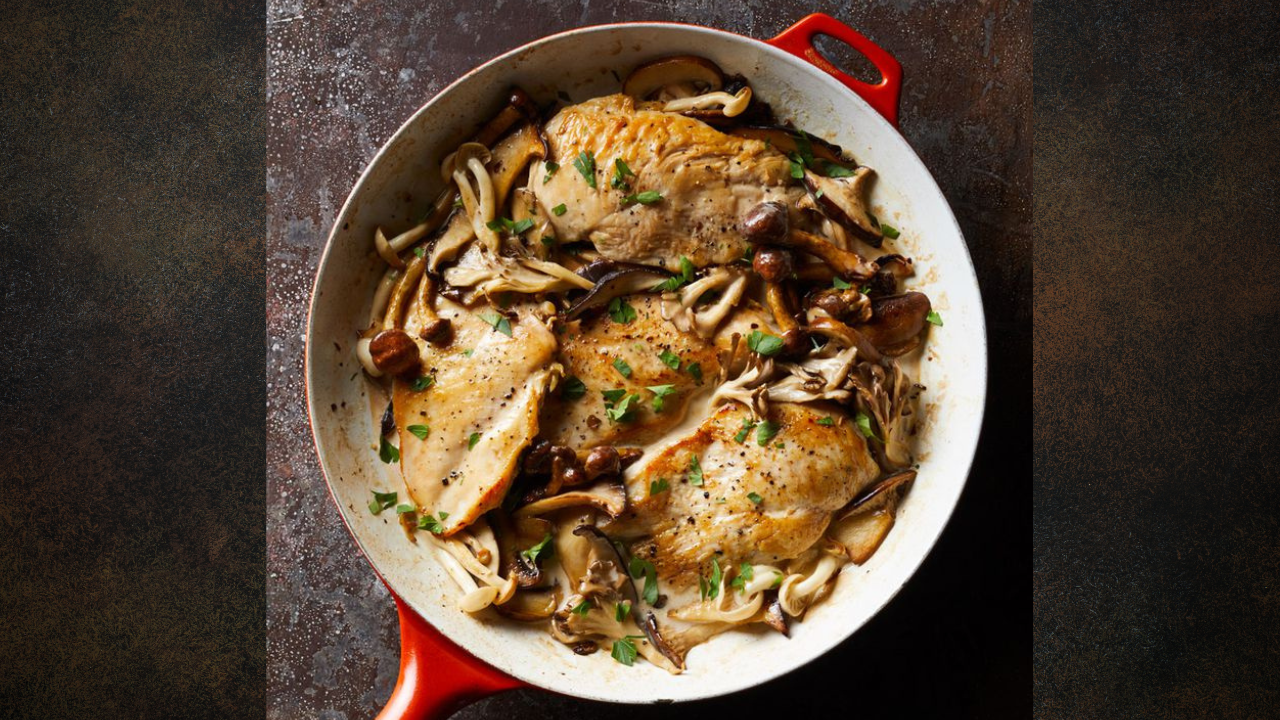 Image of Creamy Mediterranean Chicken & Mushrooms