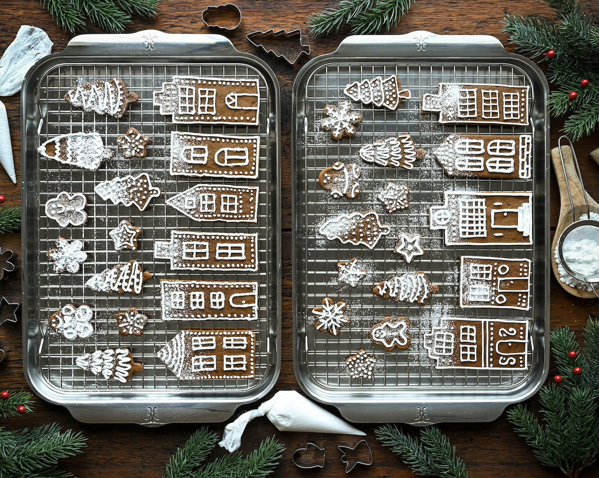 Gingerbread Cookies with Royal Icing
