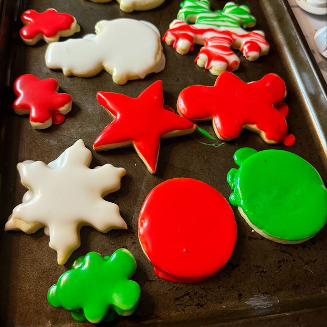 Image of Christmas Sugar Cookies with Icing