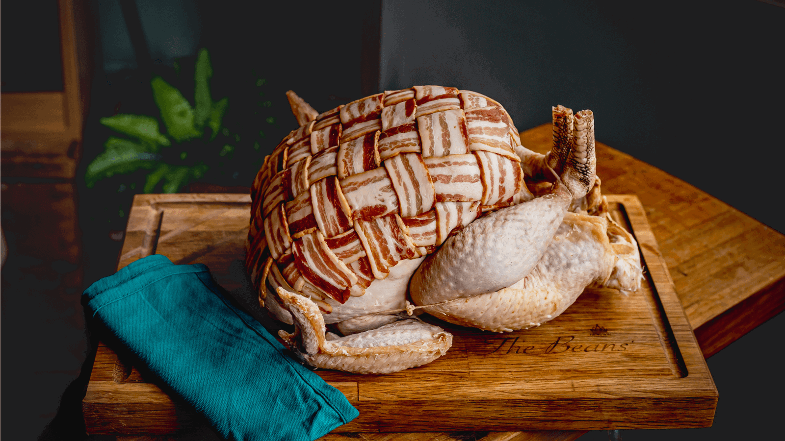 Image of Marcus Bean’s Turkey with Bacon Weave