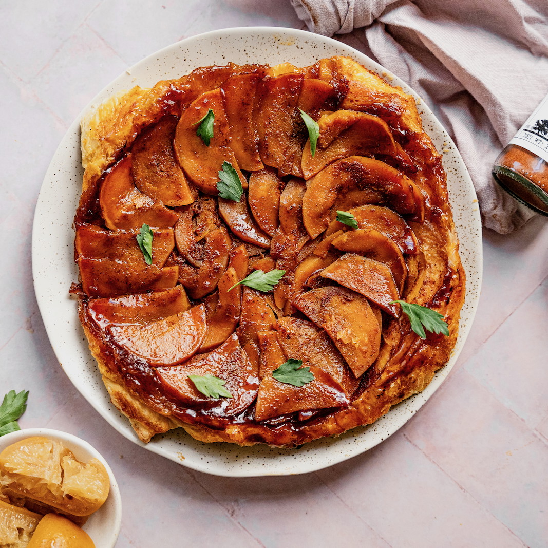 Butternut Squash Tarte Tatin with Baharat – Oaktown Spice Shop