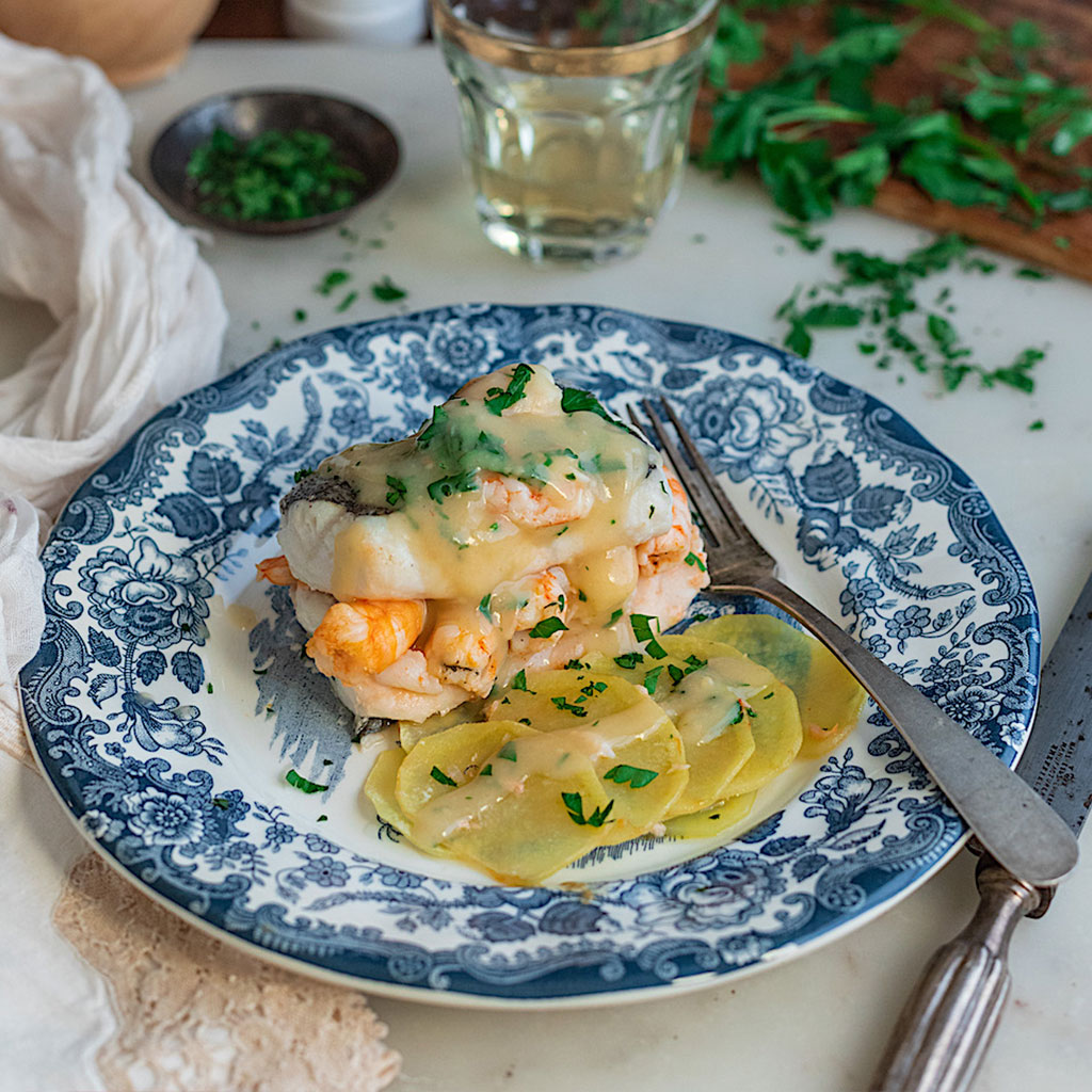 Stuffed hake