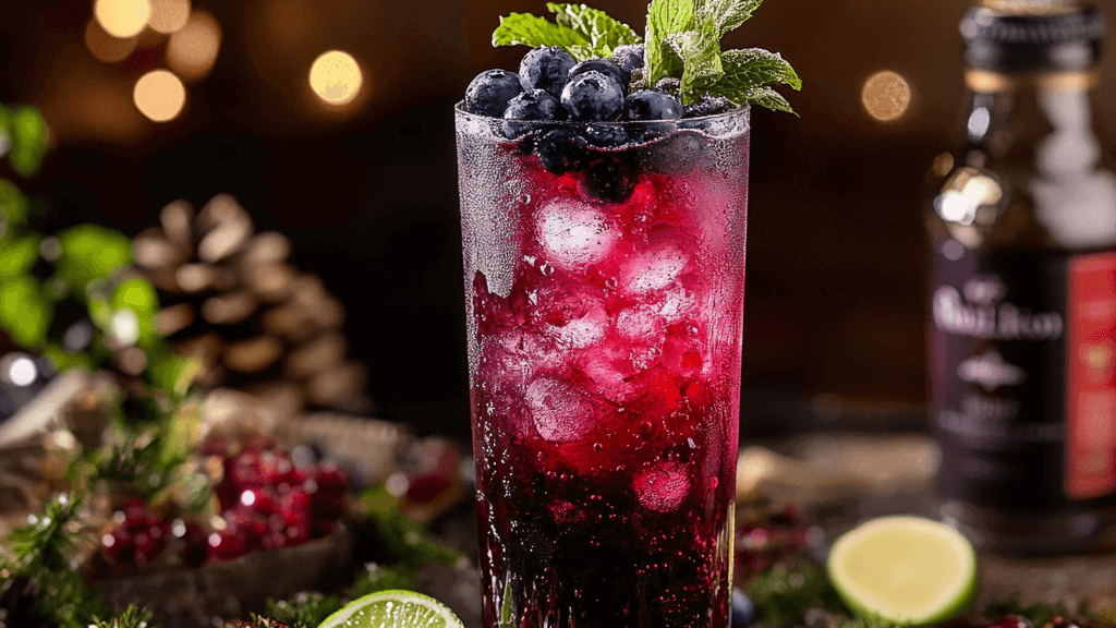 Image of Beso de Invierno – Ein fruchtiger Wintercocktail mit Rumlikör