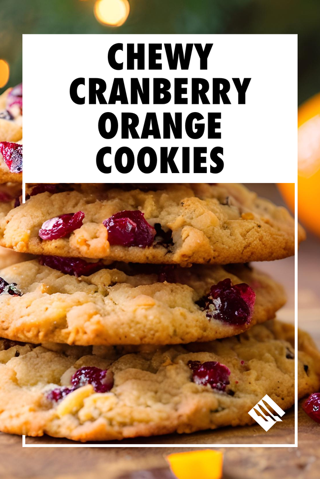 Image of Chewy Cranberry Cookies Recipe