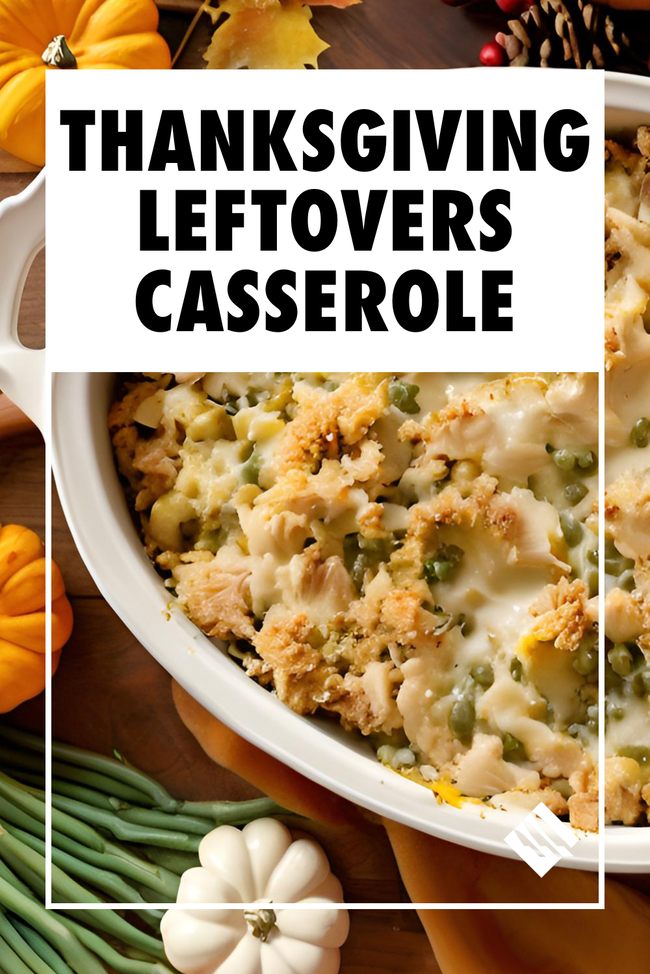 Image of Thanksgiving Leftovers Casserole