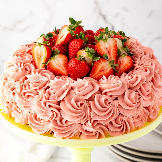 Image of Whipped Strawberry Frosting 