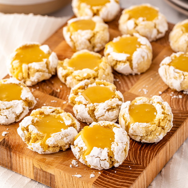 Image of Lemon Curd Thumbprint Cookies 