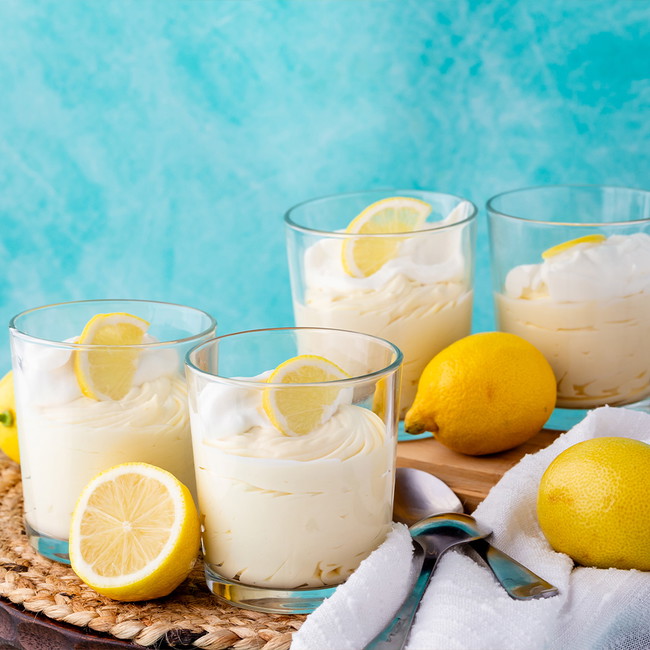 Image of Lemon Mousse with Lemon Curd 