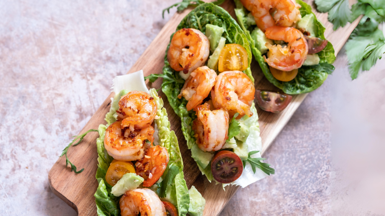 Image of Blackened Shrimp Lettuce Wraps