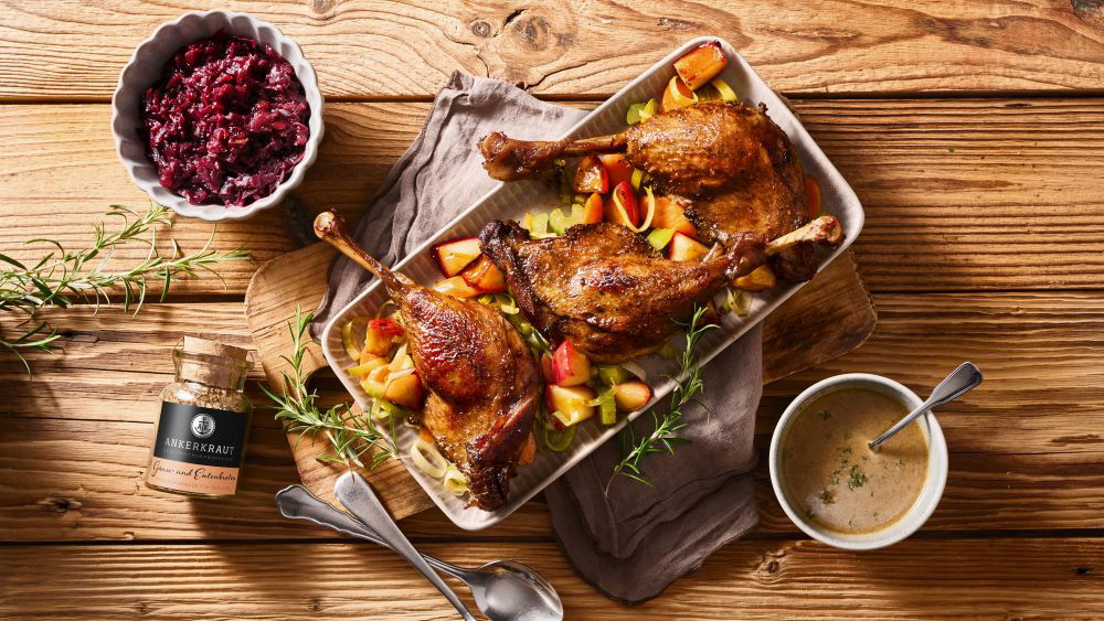 Gänsekeule-Rezept: knusprig-zarte Gans zum Fest | Ankerkraut