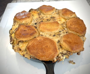 Big Poppa's Biscuits & Gravy Cast Iron Breakfast