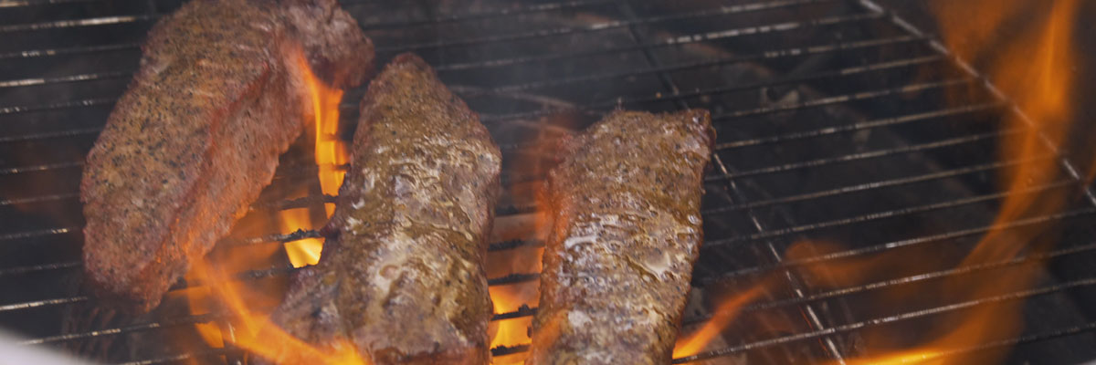 Reverse Seared Ny Strip Steaks