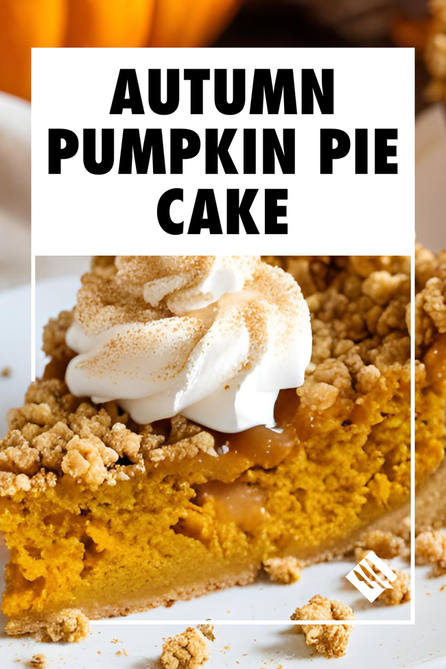 Image of Autumn Pumpkin Pie Cake