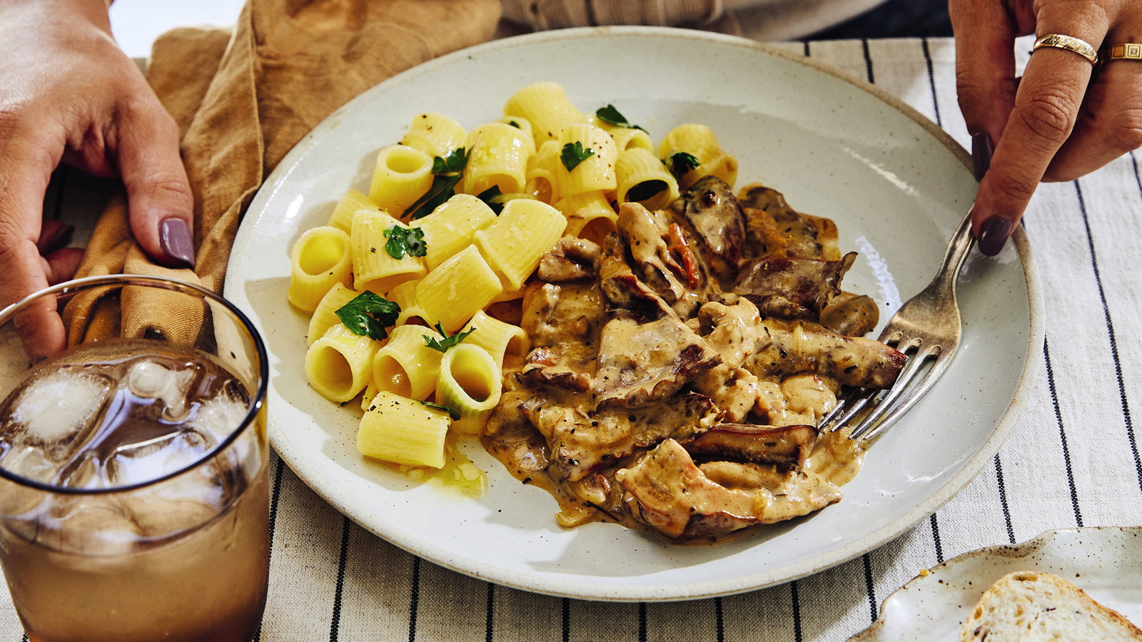 Image of Creamy Beef & Wild Mushroom Stroganoff