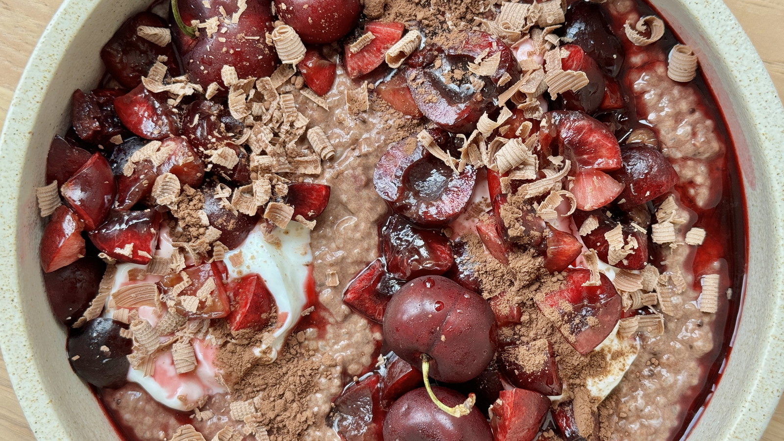 Image of Black Forest Cherry Chia Pudding