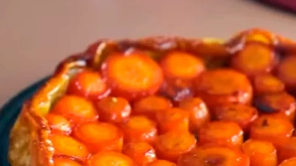 Image of Tarta Tatin de zanahorias y miel