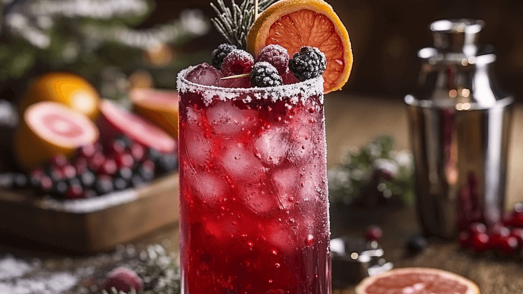 Image of Navidad del Cazador – Ein fruchtiger Wintercocktail mit Rumlikör