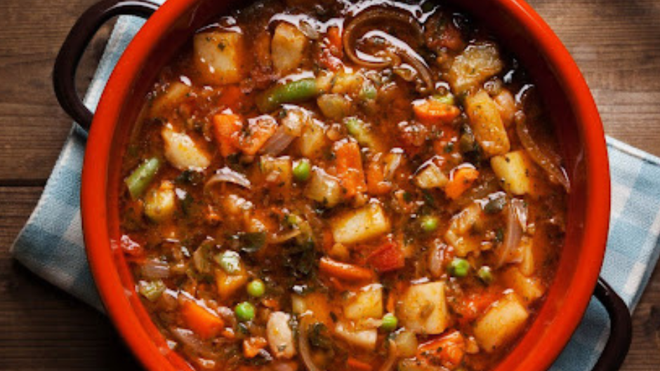 Image of Crockpot Hamburger Soup