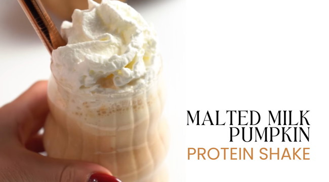 Image of Malted Milk Pumpkin Protein Shake