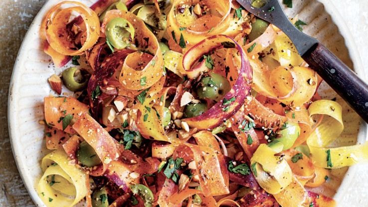 Carrot, Olive &amp; Almond Salad-image