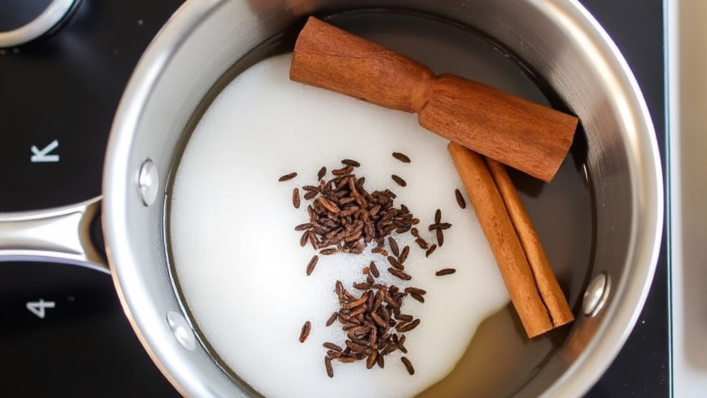 How to make Cinnamon Clove Syrup for mocktails & cocktails.