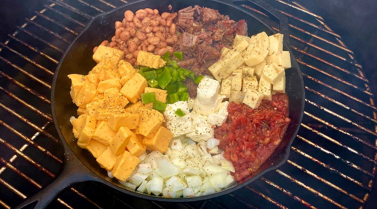Easy Brisket Queso