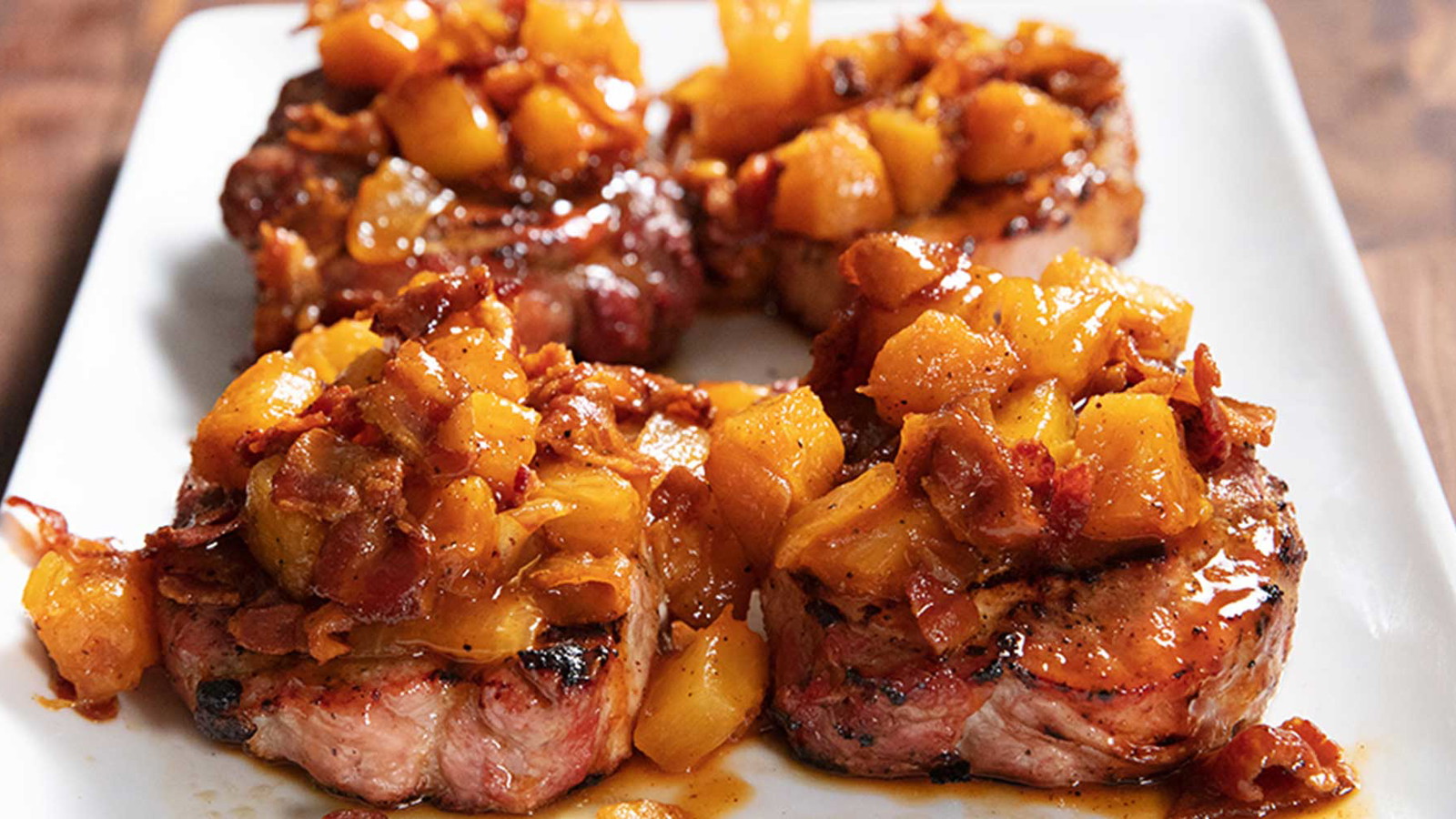 Image of Smoked Korean Pork Tenderloin + Pineapples