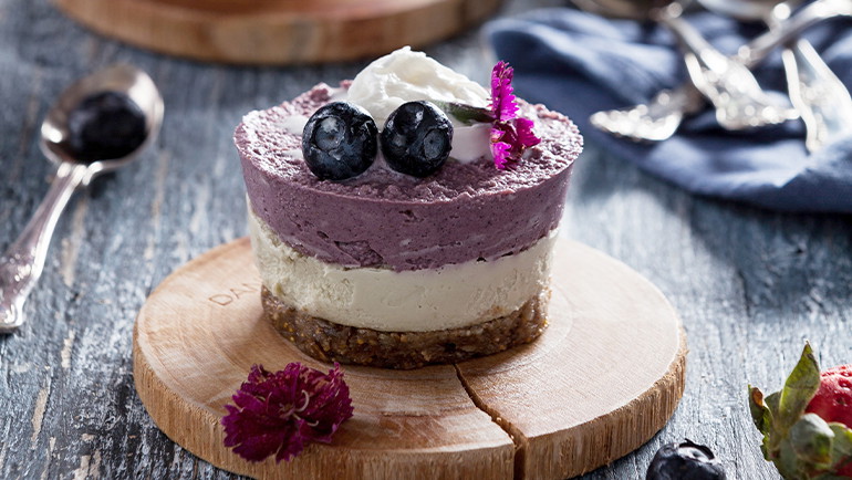 Image of Blueberry Maqui Cheesecake Recipe