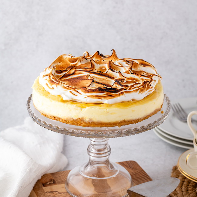 Image of Lemon Curd Meringue Cheesecake 