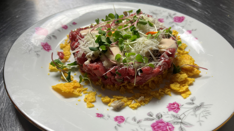 Image of Tartare de boeuf à l'huile de caméline