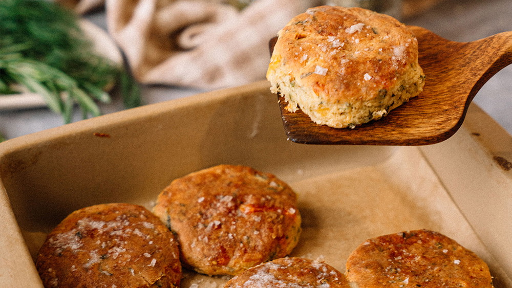 Image of Herby Cheddar Biscuits