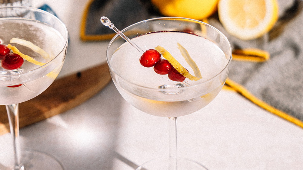 Image of Cardamom and Black Pepper Martinis