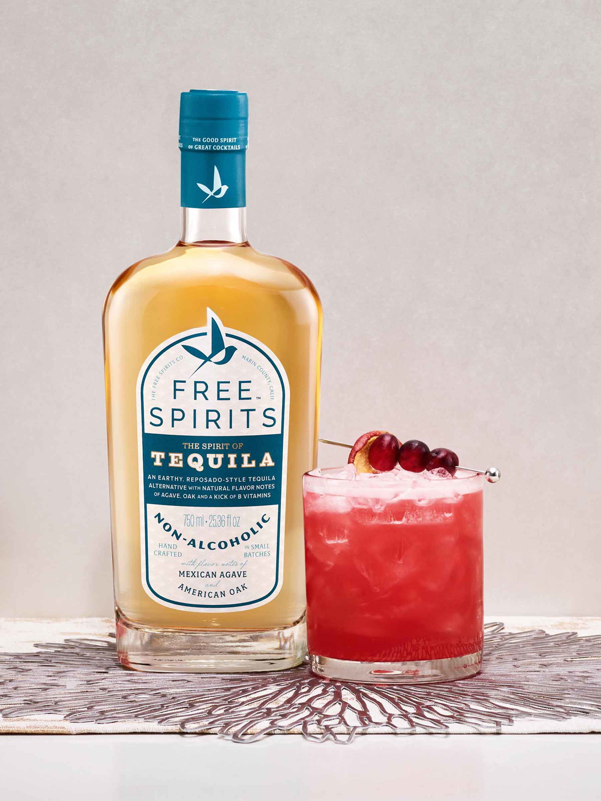 Apple Cranberry Margarita (Non-Alcoholic)