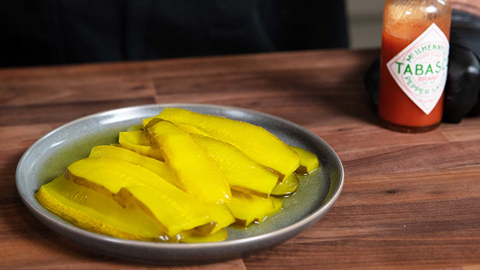 Image of Easy Tabasco Pickles