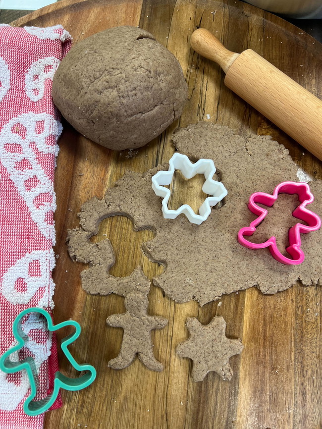 Image of Homemade Gingerbread Playdough