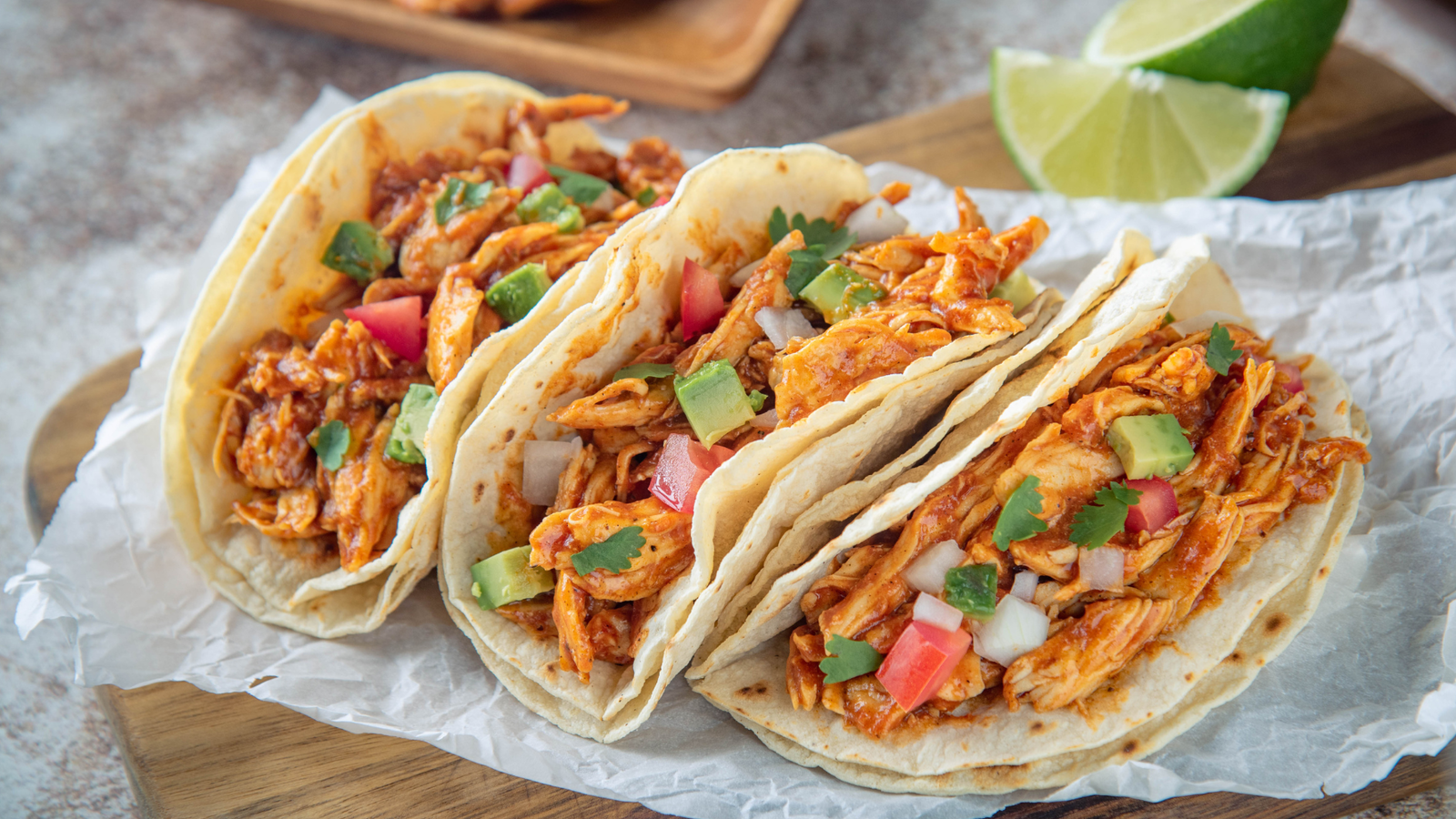 Image of Cheesy Chicken Tacos