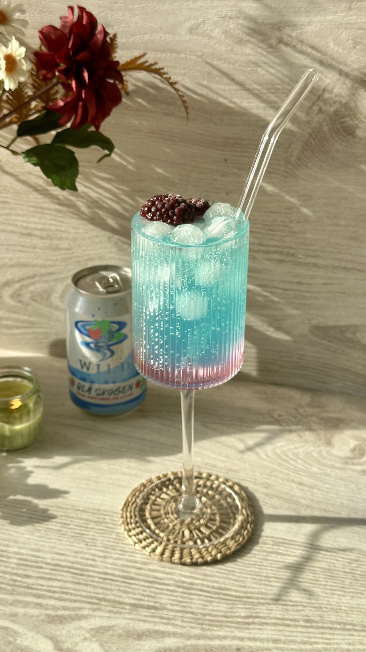 Syrlig hallonspritz