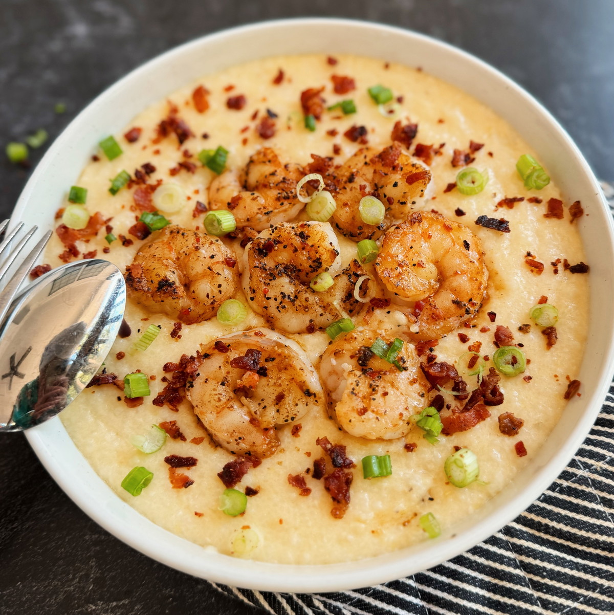 Easy Shrimp and Grits with Wild Gulf Shrimp